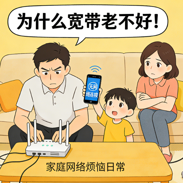 为什么家里宽带经常卡顿、刷不出视频？