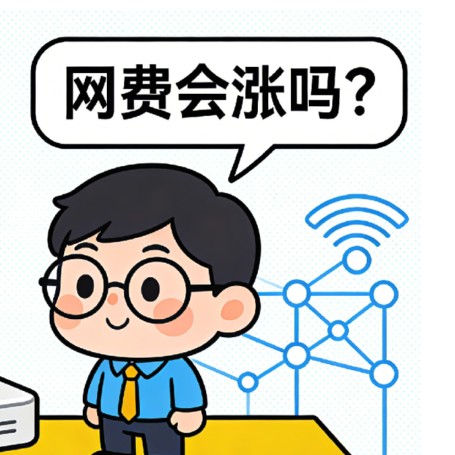宽带增值税从 6% 涨到 9%，我们的网费会跟着涨吗？
