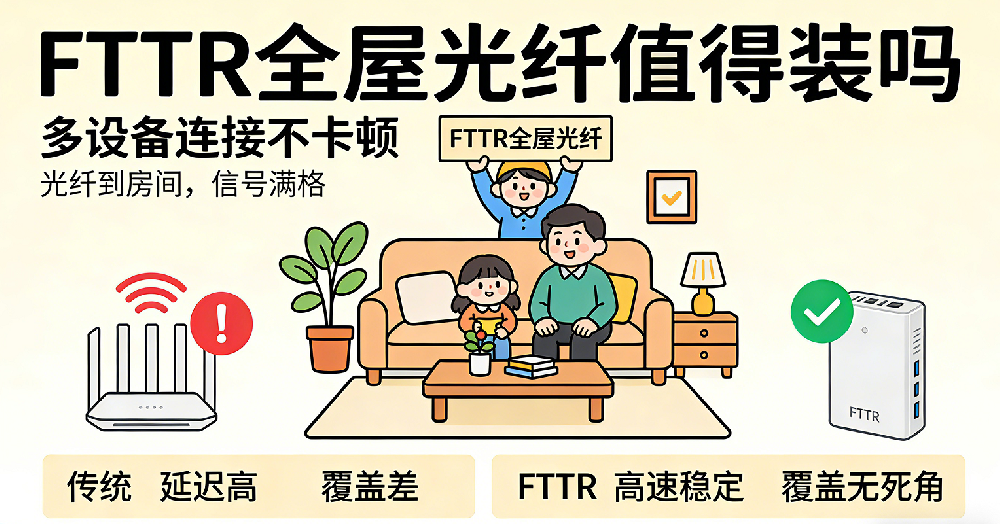 FTTR 全屋光纤值得装吗？